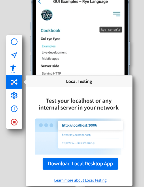 Local Testing - App Accessibility Testing