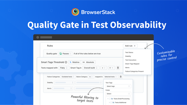Introducing Quality Gate in Test Observability!