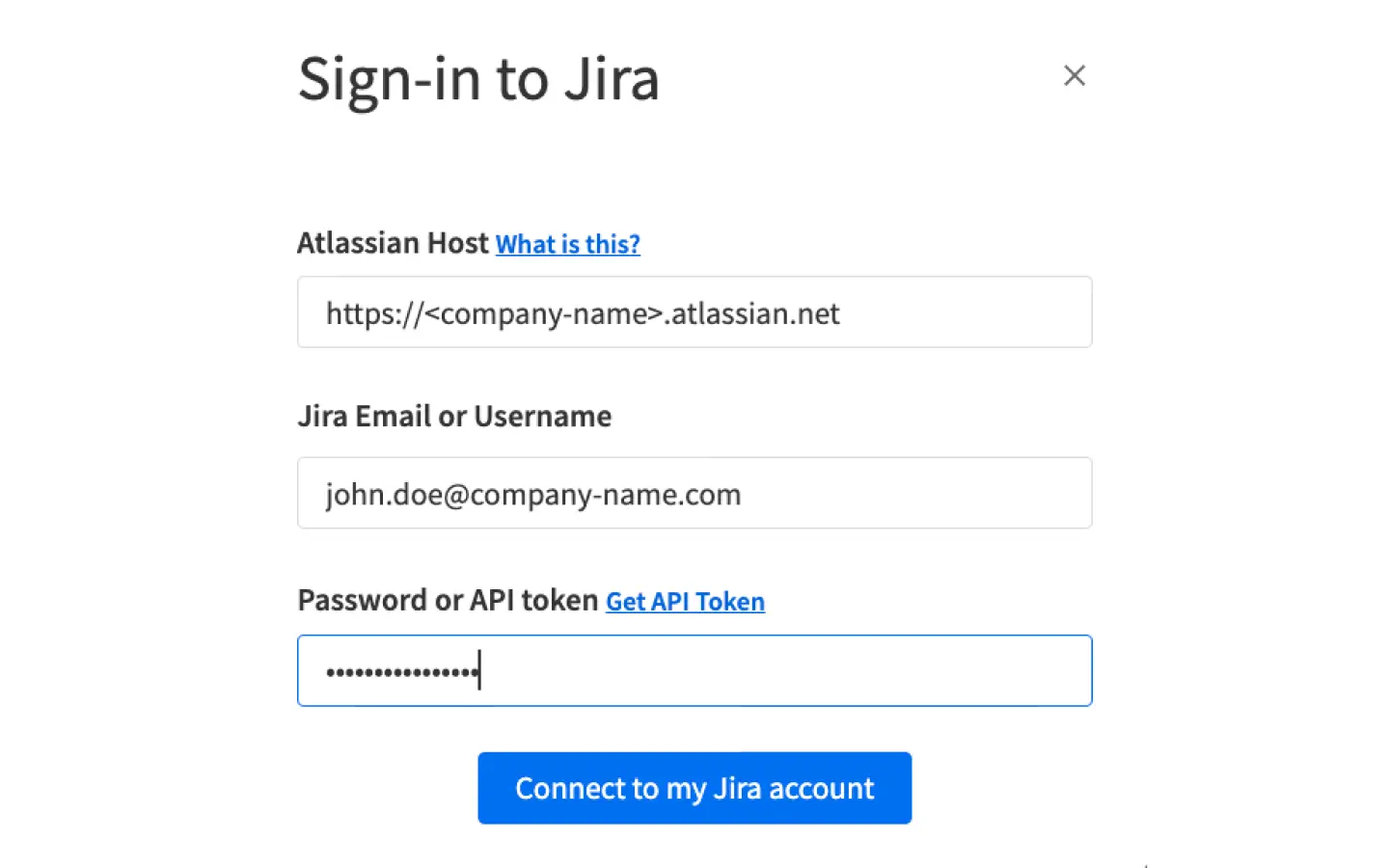 Jira Sign in