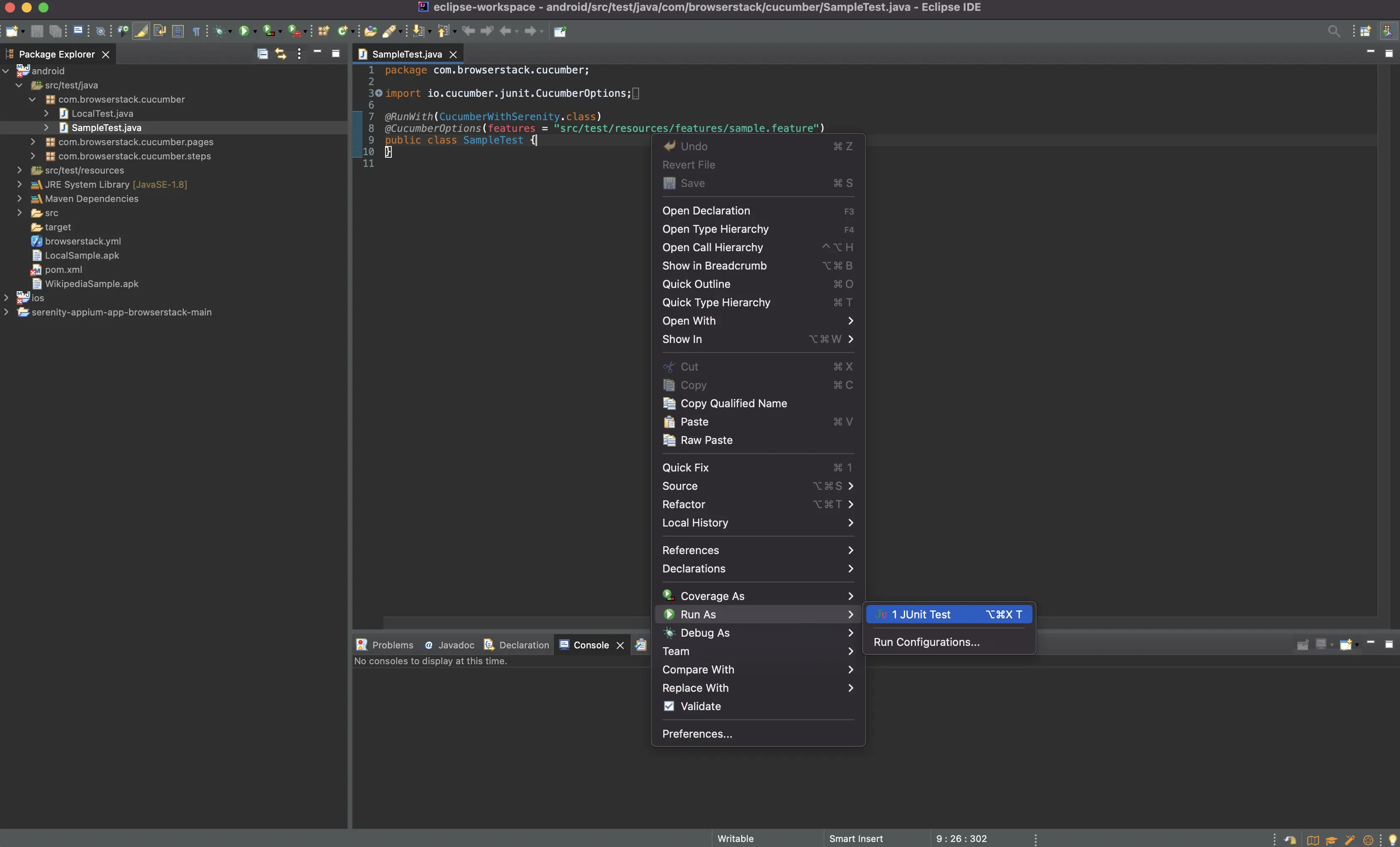 Eclipse IDE Configuration