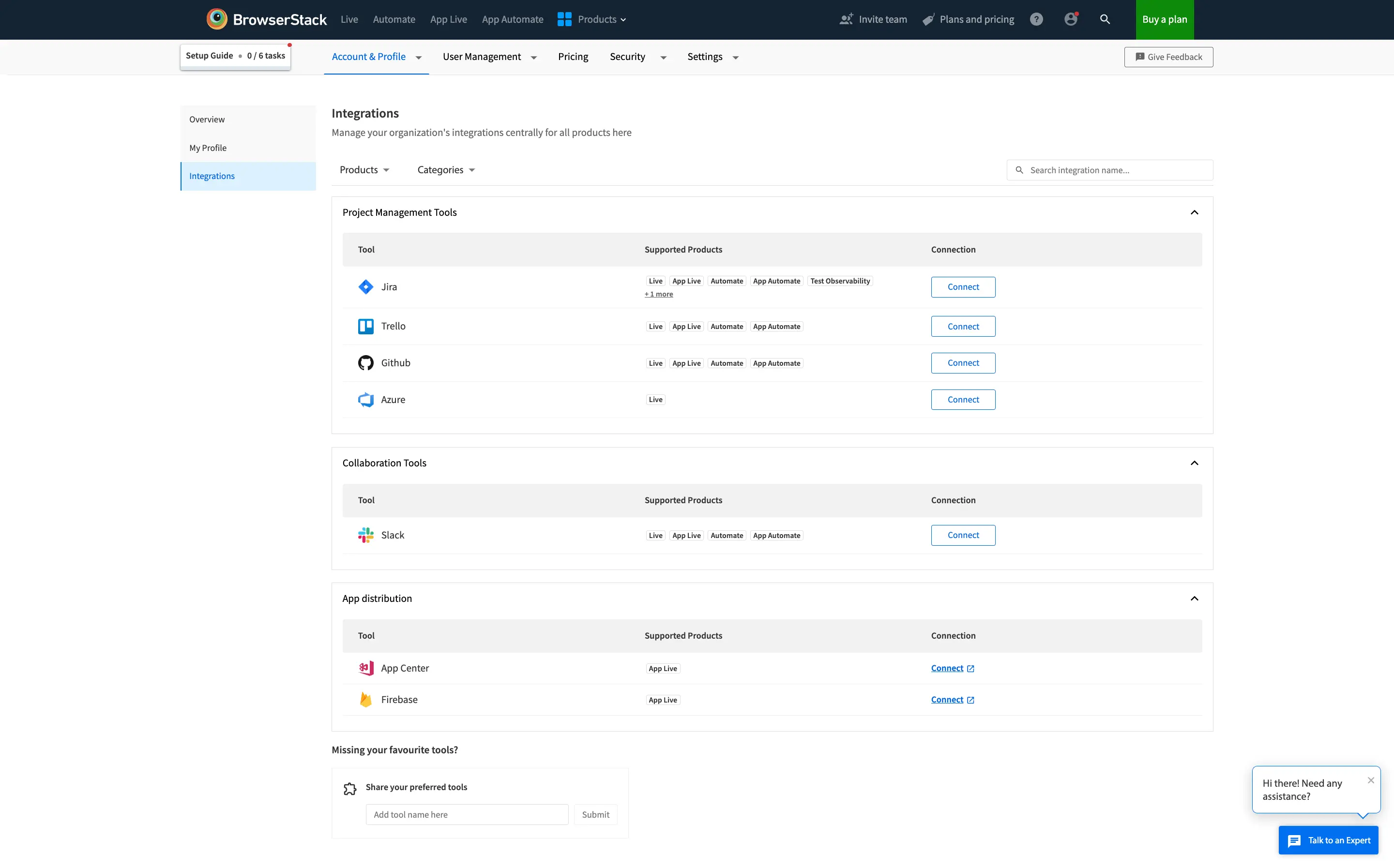 Project Management Tools