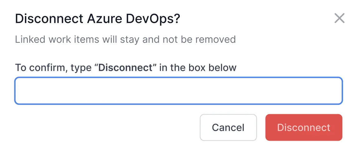 Disconnect Azure DevOps from Low Code Automation