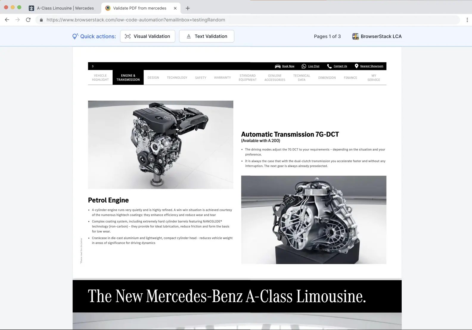 Screenshot of the window showing opened file content