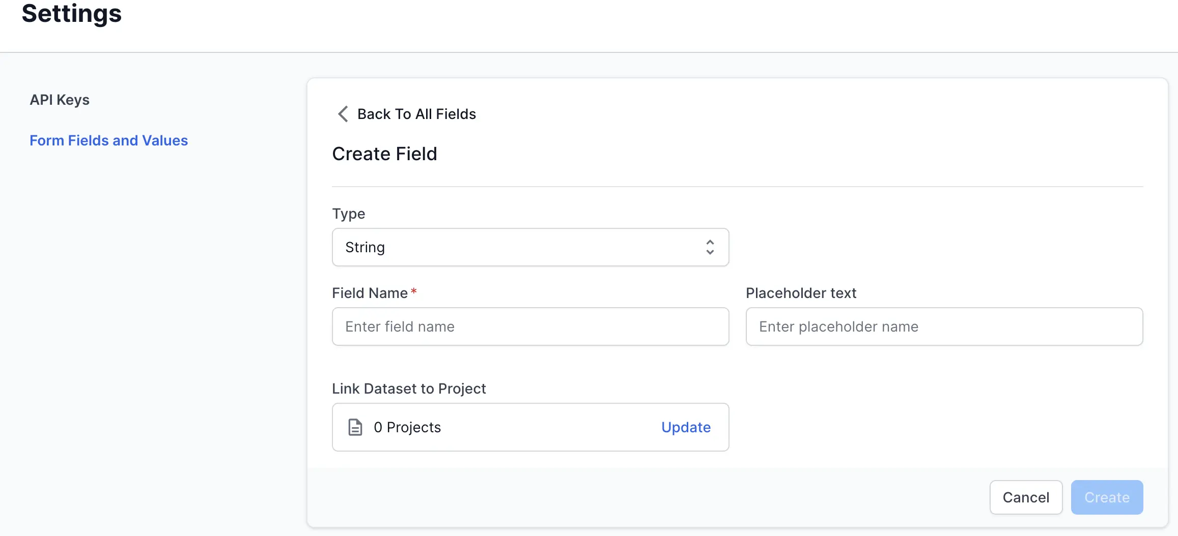 Add custom field details