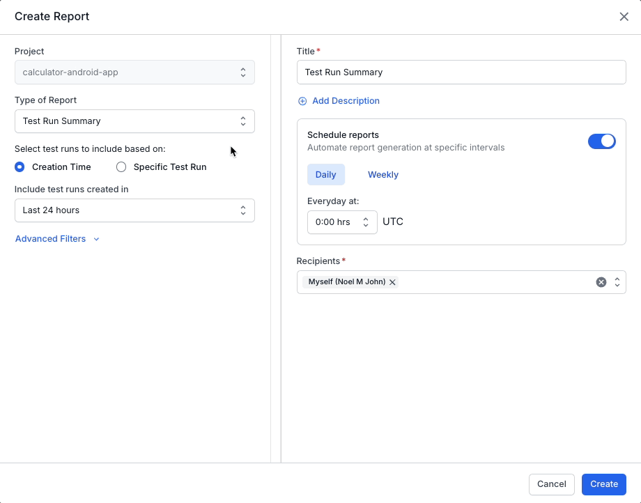 Select applicable requirements from Jira, Azure or Asana