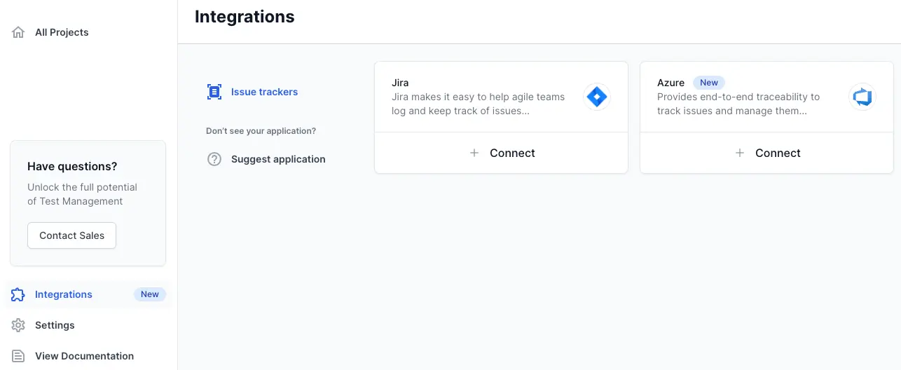 Click connect on the Jira tile
