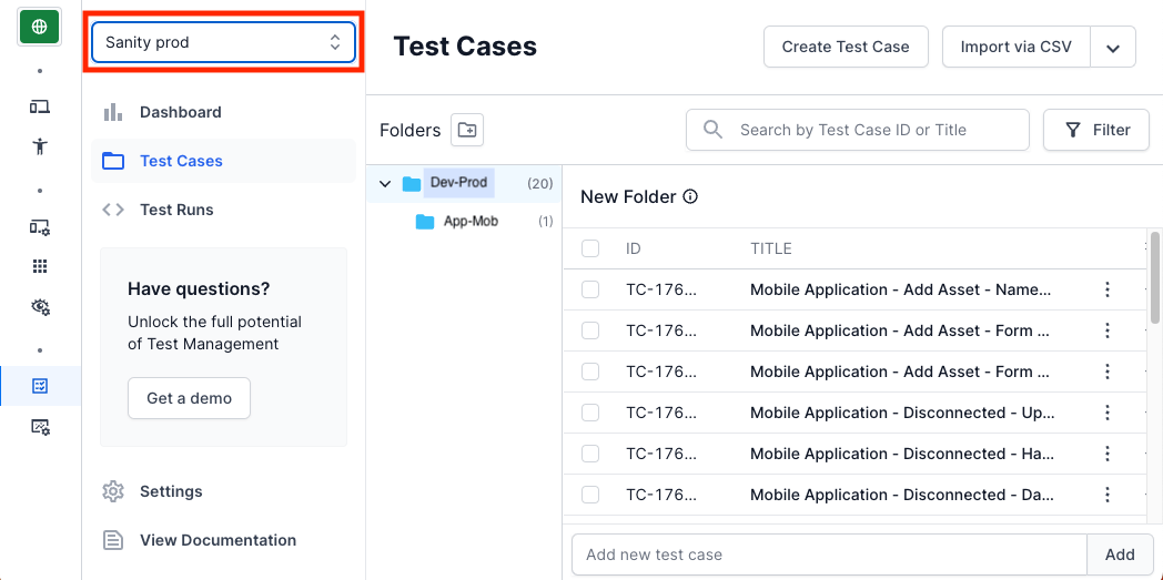 Navigate to project