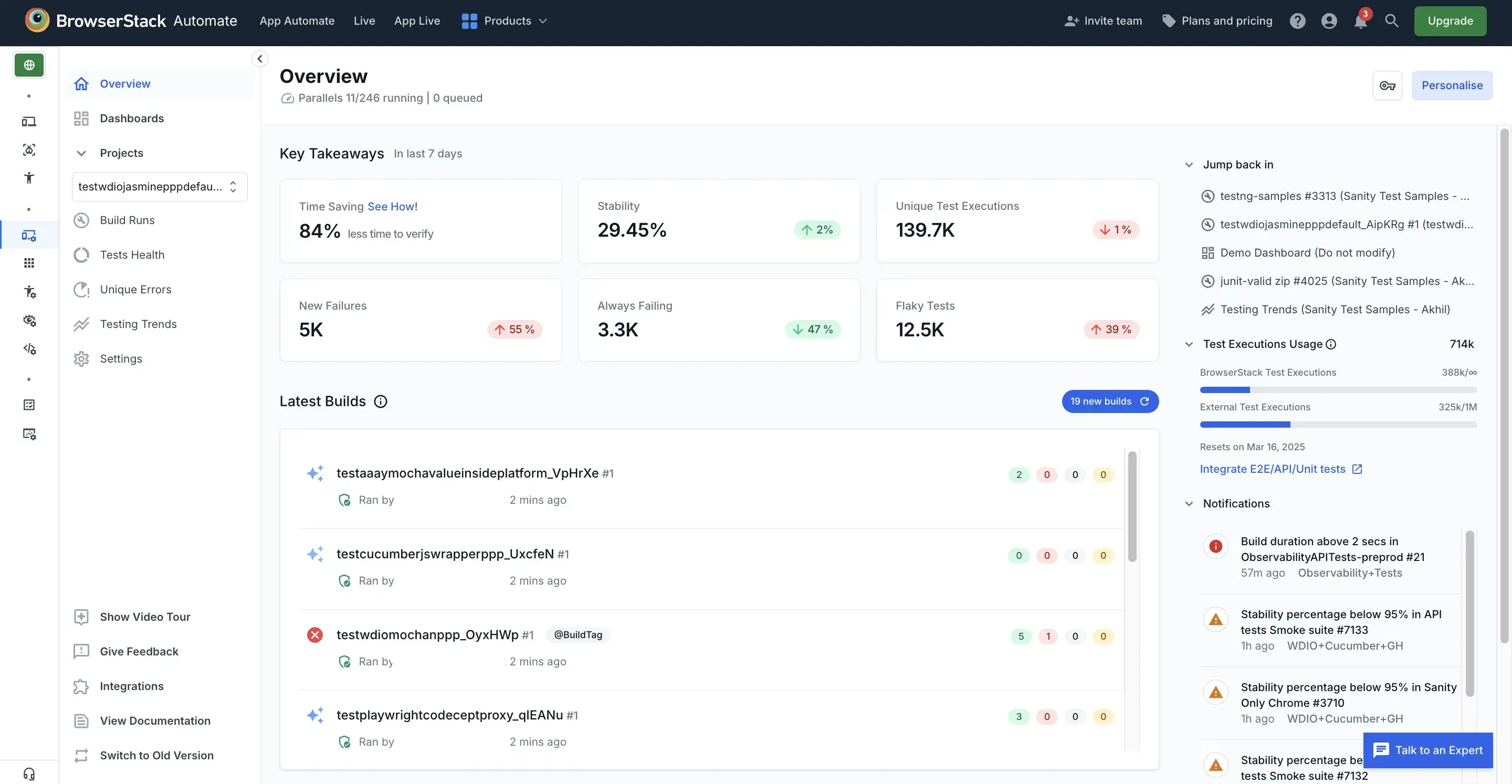 An introductory screenshot of the new dashboard experience
