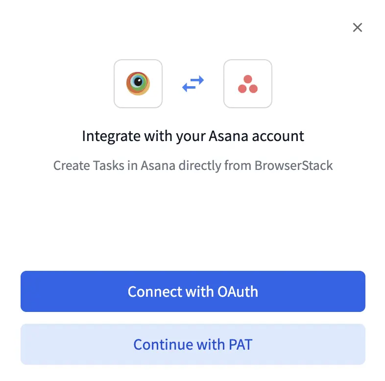 Asana Sign in